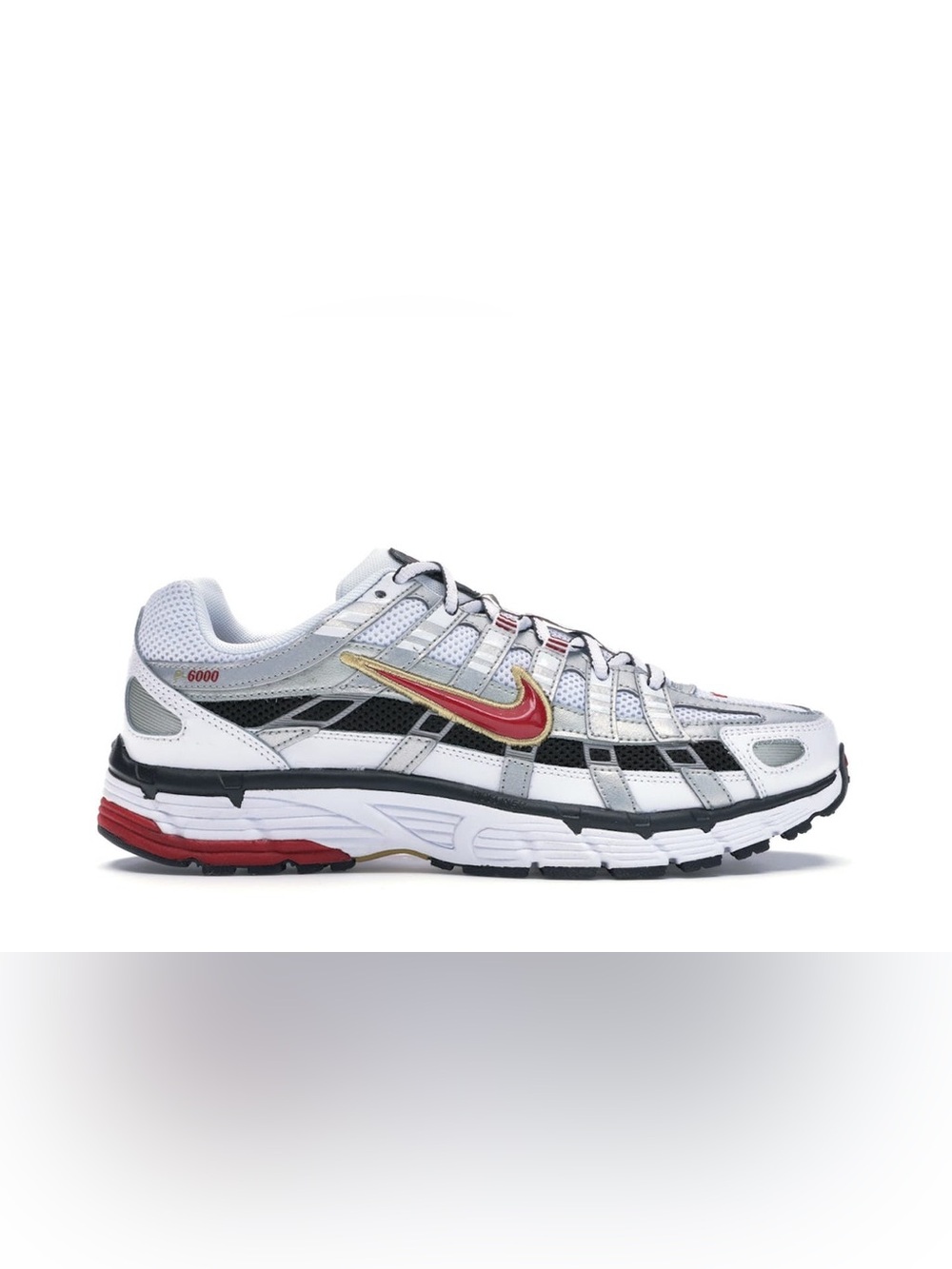 Nike P-6000 White Gold Red sneakers